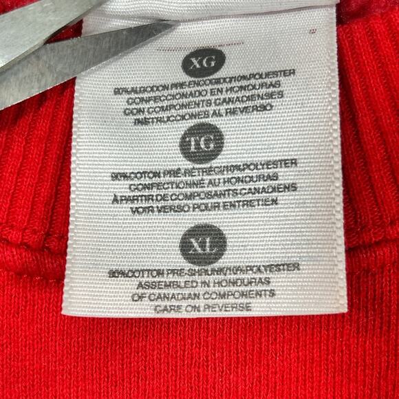 Vintage Dog Graphic Sweatshirt Red Terrier Puppy Portrait Adult Y2K Breed XL - Picture 6 of 9